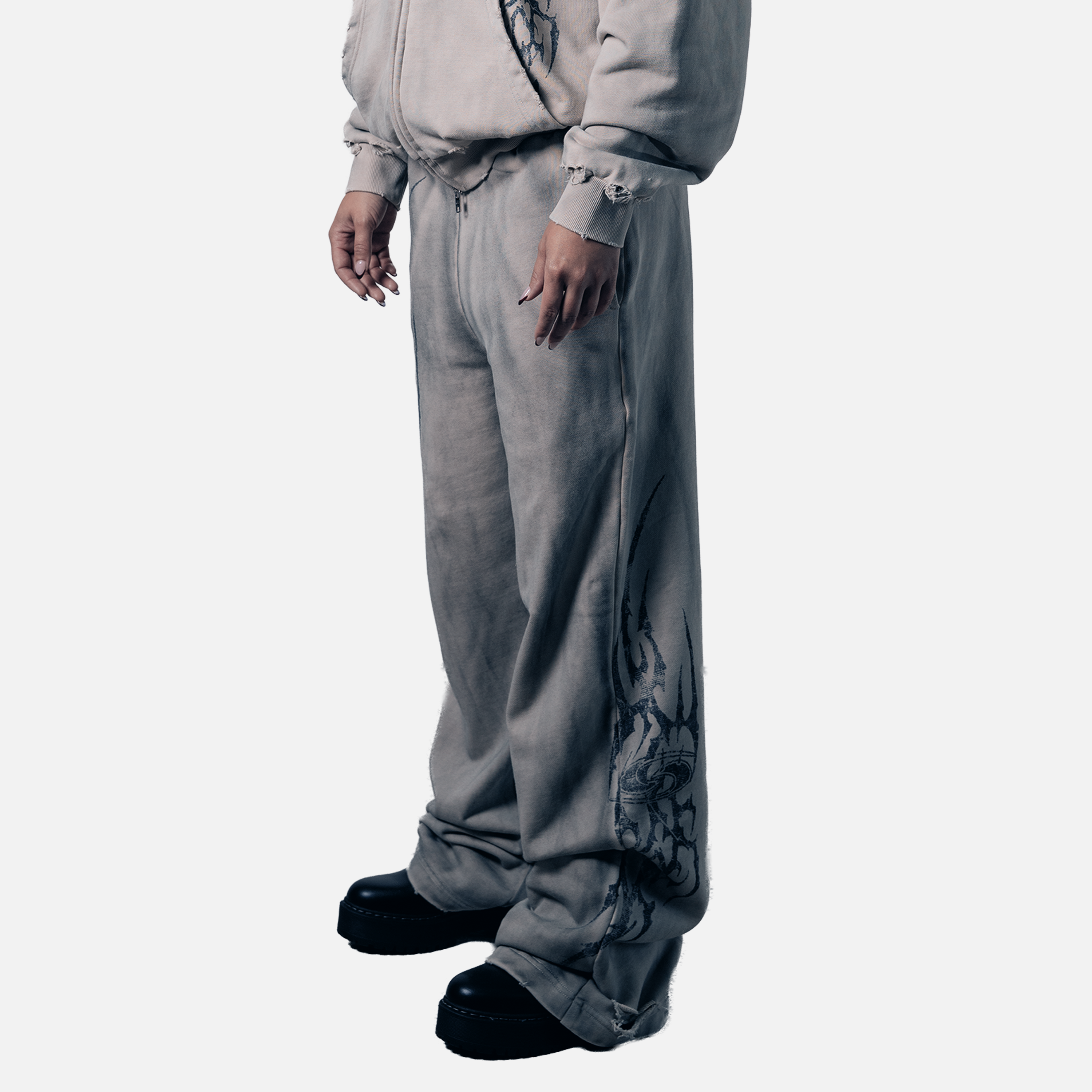 Tatted Sweatpants (Bone)