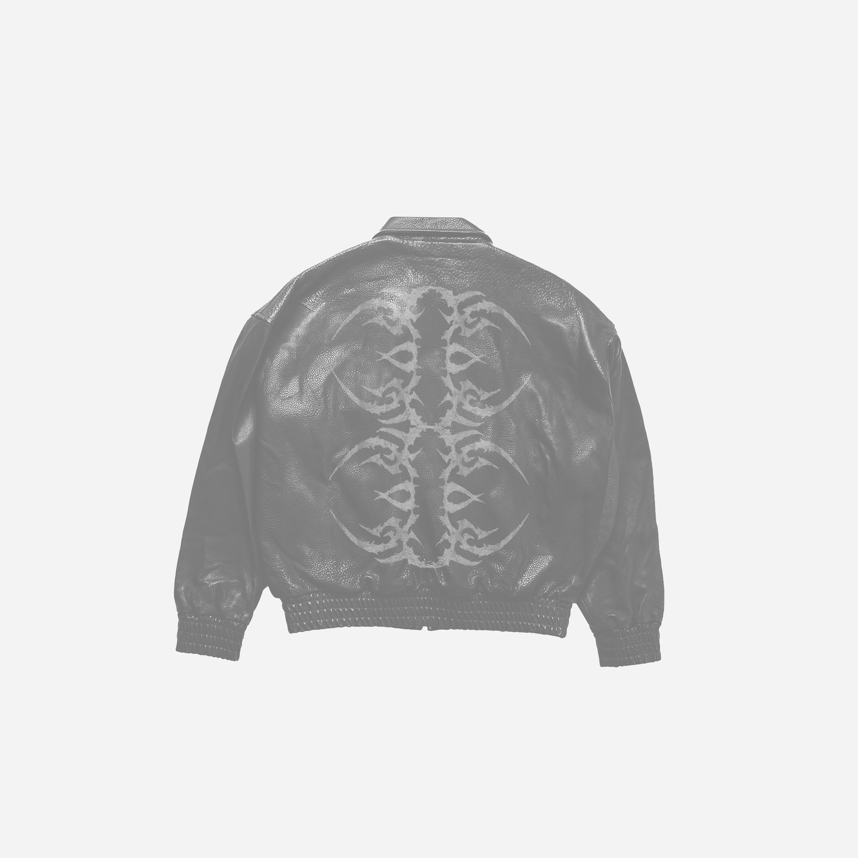 TATTED LEATHER JACKET