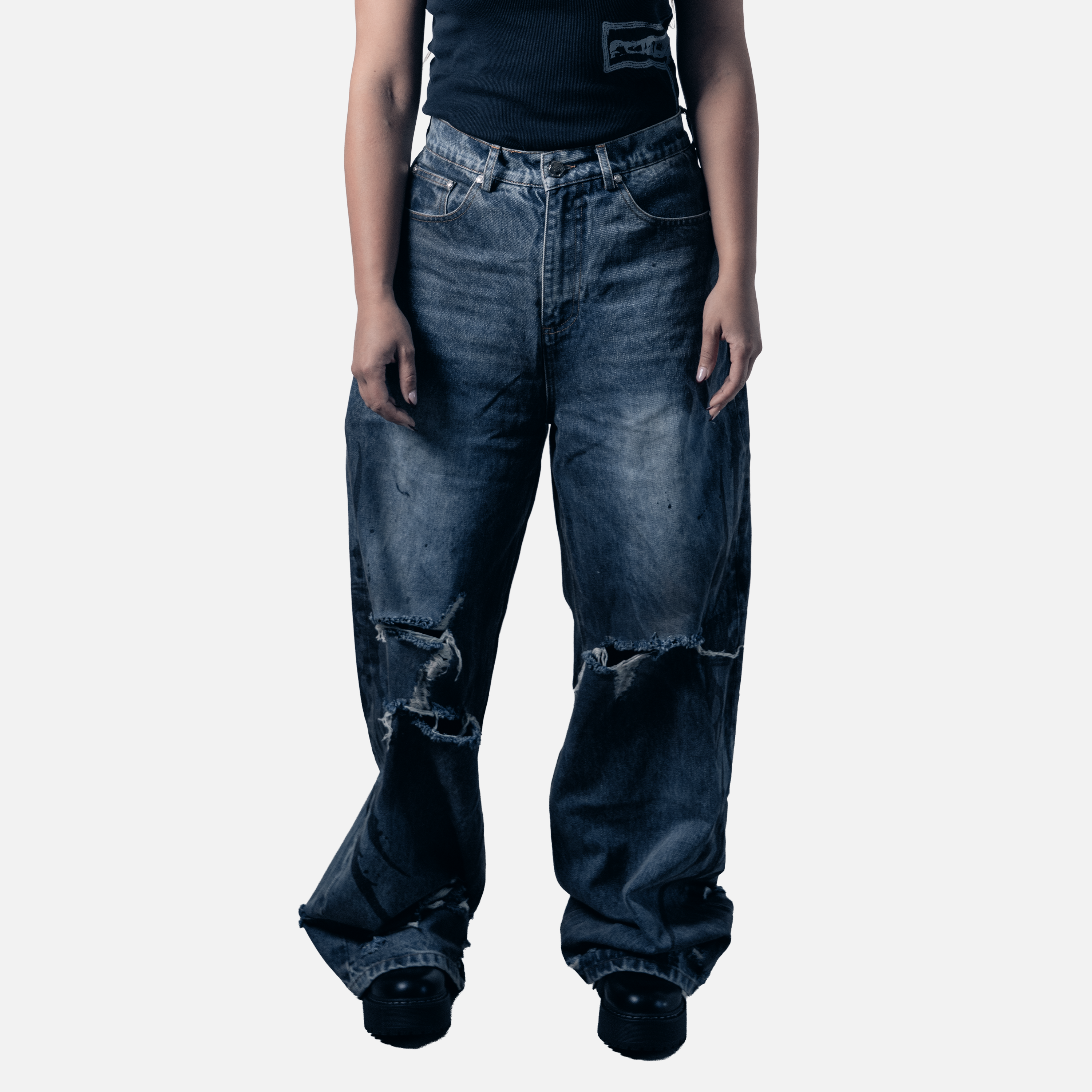 Tatted Boyfriend Denim