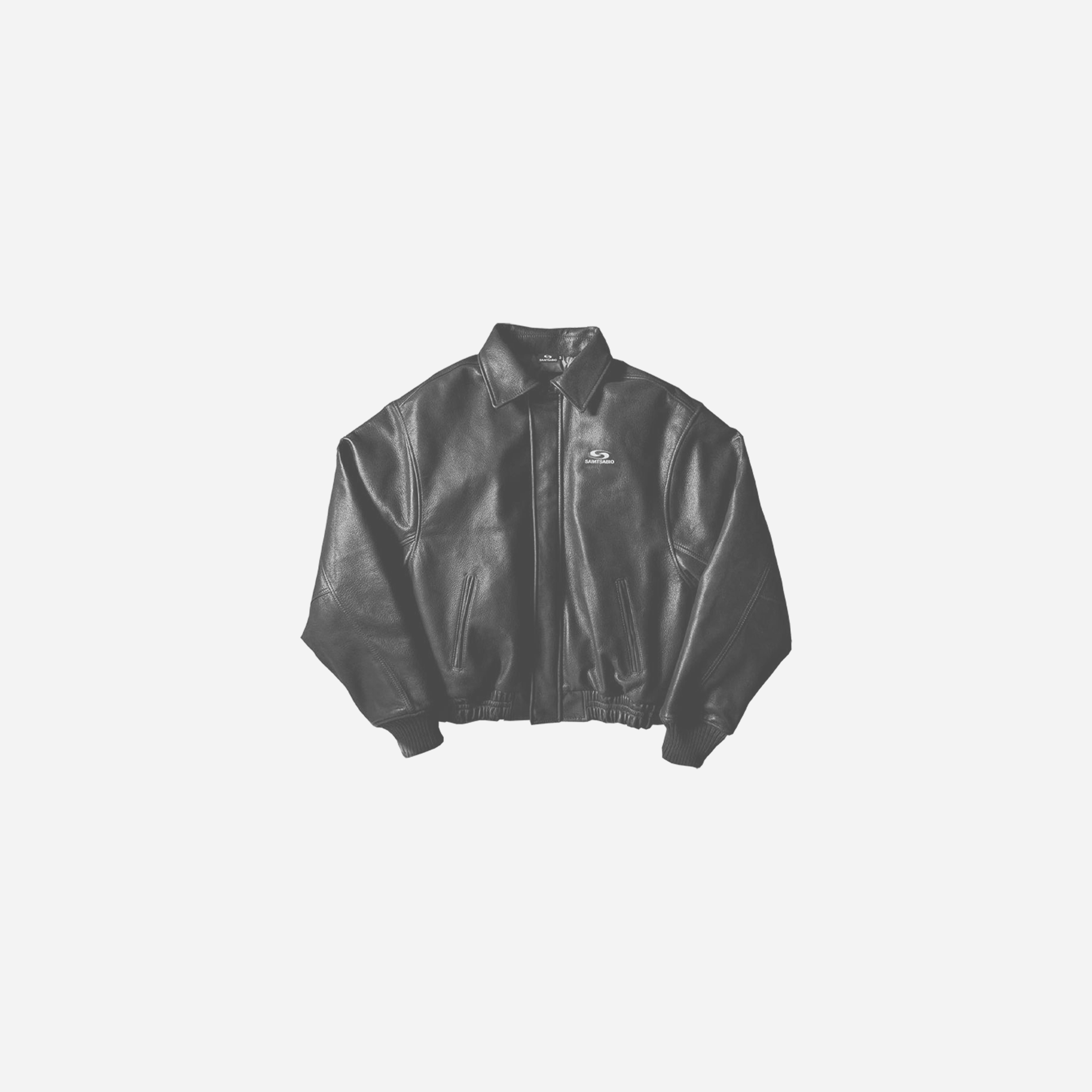 LOGO LEATHER JACKET